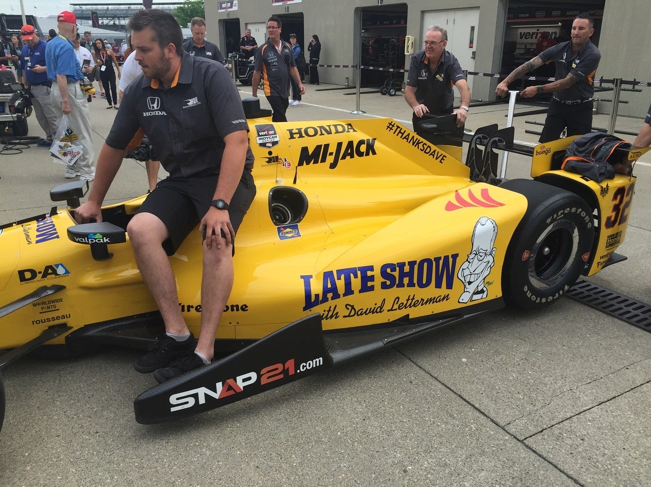 david letterman formula 1